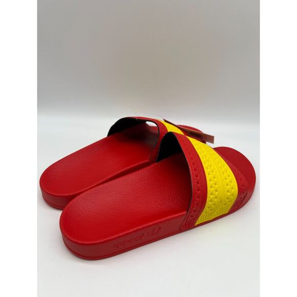 adidas Adilette Slides \'Spain\' G55382 Red Yellow Men\'s Size 7 NWT main image 4
